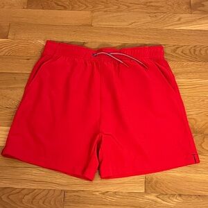 Boys Vineyard Vines Red Athletic Shorts, size XL